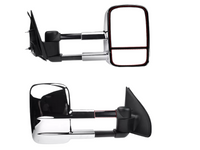 Extendable Towing Mirrors for Ford Territory SX / SY / SZ - Manual Mirror - Chrome - Pair (2004 - 2016)-Spoilers and Bodykits Australia