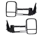 Extendable Towing Mirrors for Ford Territory SX / SY / SZ - Manual Mirror - Chrome - Pair (2004 - 2016)-Spoilers and Bodykits Australia