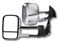 Extendable Towing Mirrors for Ford Territory SX / SY / SZ - Manual Mirror - Chrome - Pair (2004 - 2016)-Spoilers and Bodykits Australia