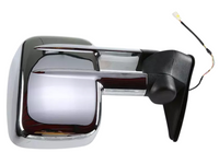 Extendable Towing Mirrors for GU Nissan Patrol Y61 - Chrome - Pair (1997 - 2016)-Spoilers and Bodykits Australia