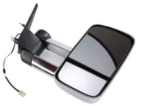 Extendable Towing Mirrors for GU Nissan Patrol Y61 - Chrome - Pair (1997 - 2016)-Spoilers and Bodykits Australia