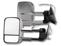 Extendable Towing Mirrors for GU Nissan Patrol Y61 - Chrome - Pair (1997 - 2016)-Spoilers and Bodykits Australia