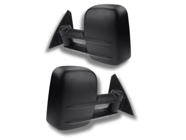 Extendable Towing Mirrors for ML / MN Mitsubishi Triton - Pair (2005 - 2015)-Spoilers and Bodykits Australia
