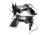 Extendable Towing Mirrors for Mazda BT-50 UP / UR - Chrome - Pair (2012 - 2019)-Spoilers and Bodykits Australia