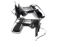 Extendable Towing Mirrors for Mazda BT-50 UP / UR - Chrome - Pair (2012 - 2019)-Spoilers and Bodykits Australia