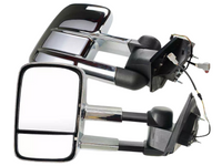 Extendable Towing Mirrors for Mazda BT-50 UP / UR - Chrome - Pair (2012 - 2019)-Spoilers and Bodykits Australia