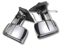 Extendable Towing Mirrors for Mazda BT-50 UP / UR - Chrome - Pair (2012 - 2019)-Spoilers and Bodykits Australia