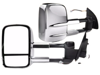 Extendable Towing Mirrors for PX1 / PX2 Ford Ranger / Everest UA - Chrome - Pair (2012 - 2022)-Spoilers and Bodykits Australia