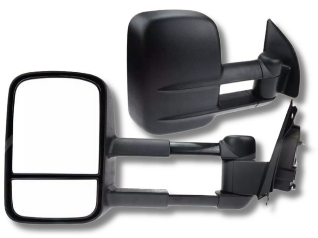 Extendable Towing Mirrors for PX1 / PX2 Ford Ranger XL / XLT / XLS - Manual Mirror - Pair (2012 - 2022)-Spoilers and Bodykits Australia
