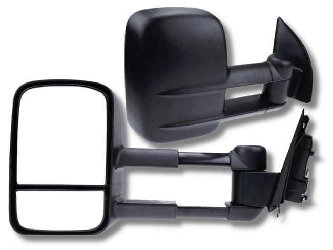Extendable Towing Mirrors for PX1 / PX2 Ford Ranger XL / XLT / XLS - Manual Mirror - Pair (2012 - 2022)-Spoilers and Bodykits Australia