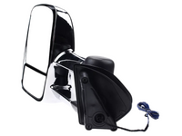 Extendable Towing Mirrors with Indicator for Land Rover Discovery 3 & 4 - Chrome - Manual Mirror - Pair-Spoilers and Bodykits Australia