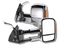 Extendable Towing Mirrors with Indicators for 150 Series Toyota Prado - Chrome - Pair (2009 - 2019)-Spoilers and Bodykits Australia
