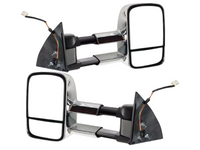 Extendable Towing Mirrors with Indicators for 150 Series Toyota Prado - Chrome - Pair (2009 Onwards)-Spoilers and Bodykits Australia