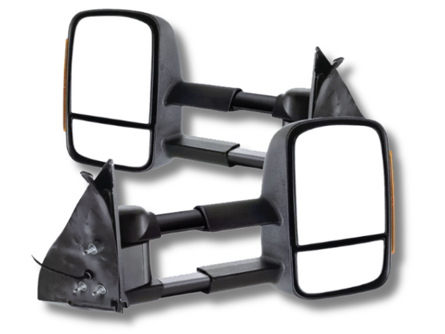 Extendable Towing Mirrors with Indicators for 150 Series Toyota Prado - Pair-Spoilers and Bodykits Australia