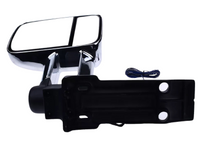 Extendable Towing Mirrors with Indicators for 70 / 75 / 78 / 79 Series Toyota Landcruiser - Chrome - Electric Mirror - Pair-Spoilers and Bodykits Australia
