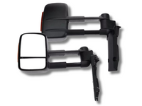 Extendable Towing Mirrors with Indicators for 70 / 75 / 78 / 79 Series Toyota Landcruiser - Manual Mirror - Pair-Spoilers and Bodykits Australia