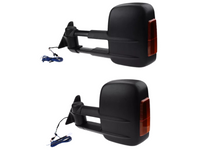 Extendable Towing Mirrors with Indicators for 80 Series Toyota Landcruiser - Electric Mirror - Pair-Spoilers and Bodykits Australia