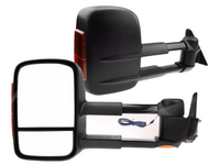 Extendable Towing Mirrors with Indicators for 80 Series Toyota Landcruiser - Pair-Spoilers and Bodykits Australia