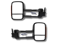 Extendable Towing Mirrors with Indicators for 80 Series Toyota Landcruiser - Pair-Spoilers and Bodykits Australia