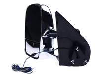 Extendable Towing Mirrors with Indicators for Isuzu D-MAX & Holden Rodeo - Manual Mirror - Chrome - Pair-Spoilers and Bodykits Australia