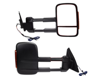 Extendable Towing Mirrors with Indicators for ML / MN Mitsubishi Triton - Pair (2005 - 2015)-Spoilers and Bodykits Australia