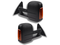 Extendable Towing Mirrors with Indicators for ML / MN Mitsubishi Triton - Pair (2005 - 2015)-Spoilers and Bodykits Australia