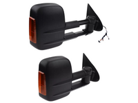Extendable Towing Mirrors with Indicators for MQ / MR Mitsubishi Triton - Electric Mirror - Pair (2015 - 2019)-Spoilers and Bodykits Australia