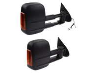 Extendable Towing Mirrors with Indicators for MQ / MR Mitsubishi Triton - Electric Mirror - Pair (2015 - 2019)-Spoilers and Bodykits Australia