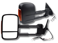 Extendable Towing Mirrors with Indicators for MQ / MR Mitsubishi Triton - Electric Mirror - Pair (2015 - 2019)-Spoilers and Bodykits Australia
