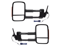 Extendable Towing Mirrors with Indicators for MQ / MR Mitsubishi Triton - Manual Mirror - Pair (2015 - 2019)-Spoilers and Bodykits Australia