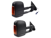 Extendable Towing Mirrors with Indicators for MQ / MR Mitsubishi Triton - Manual Mirror - Pair (2015 - 2019)-Spoilers and Bodykits Australia