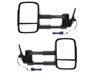 Extendable Towing Mirrors with Indicators for MQ / MR Mitsubishi Triton - Manual Mirror - Pair-Spoilers and Bodykits Australia