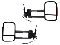 Extendable Towing Mirrors with Indicators for Mitsubishi Pajero - Electric Mirror - Pair (2001 - 2019)-Spoilers and Bodykits Australia