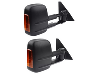 Extendable Towing Mirrors with Indicators for Mitsubishi Pajero - Electric Mirror - Pair (2001 - 2019)-Spoilers and Bodykits Australia