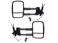 Extendable Towing Mirrors with Indicators for Mitsubishi Pajero - Manual Mirror - Pair (2001 - 2019)-Spoilers and Bodykits Australia