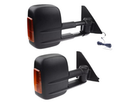 Extendable Towing Mirrors with Indicators for Mitsubishi Pajero - Manual Mirror - Pair (2001 - 2019)-Spoilers and Bodykits Australia