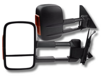 Extendable Towing Mirrors with Indicators for Mitsubishi Pajero - Manual Mirror - Pair (2001 - 2019)-Spoilers and Bodykits Australia