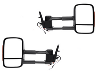 Extendable Towing Mirrors with Indicators for PJ / PK Ford Ranger - Electric Mirror - Pair (2009 - 2011)-Spoilers and Bodykits Australia