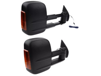 Extendable Towing Mirrors with Indicators for PJ / PK Ford Ranger - Manual Mirror - Pair (2009 - 2011)-Spoilers and Bodykits Australia