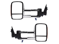 Extendable Towing Mirrors with Indicators for PX1 / PX2 Ford Ranger / Everest UA - Chrome - Manual Mirror - Pair-Spoilers and Bodykits Australia