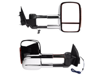 Extendable Towing Mirrors with Indicators for PX1 / PX2 Ford Ranger / Everest UA - Chrome - Manual Mirror - Pair-Spoilers and Bodykits Australia