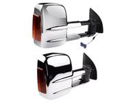 Extendable Towing Mirrors with Indicators for PX1 / PX2 Ford Ranger / Everest UA - Chrome - Manual Mirror - Pair-Spoilers and Bodykits Australia