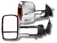 Extendable Towing Mirrors with Indicators for PX1 / PX2 Ford Ranger / Everest UA - Chrome - Manual Mirror - Pair-Spoilers and Bodykits Australia
