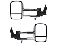 Extendable Towing Mirrors with Indicators for PX1 / PX2 Ford Ranger / Everest UA - Manual Mirror - Chrome - Pair-Spoilers and Bodykits Australia