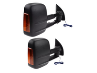Extendable Towing Mirrors with Indicators for PX1 / PX2 Ford Ranger / Everest UA - Manual Mirror - Pair-Spoilers and Bodykits Australia