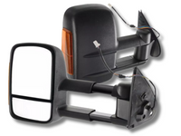 Extendable Towing Mirrors with Indicators for Toyota Hilux - Electric Mirror - Pair (07/2015 - 2019)-Spoilers and Bodykits Australia