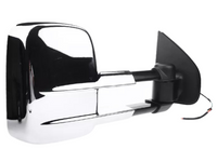 Extendable Towing Mirrors without Indicators for Isuzu D-MAX & Holden Colorado RG - Chrome - Pair-Spoilers and Bodykits Australia