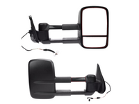Extendable Towing Mirrors without Indicators for MQ / MR Mitsubishi Triton - Electric Mirror - Pair (2015 - 2019)-Spoilers and Bodykits Australia
