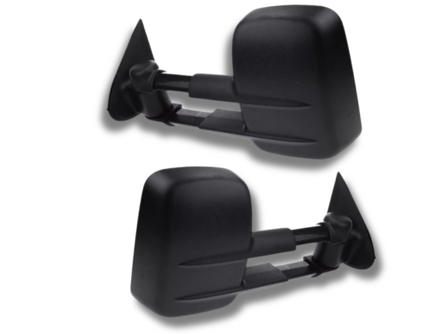 Extendable Towing Mirrors without Indicators for MQ / MR Mitsubishi Triton - Electric Mirror - Pair (2015 - 2019)-Spoilers and Bodykits Australia