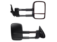 Extendable Towing Mirrors without Indicators for MQ / MR Mitsubishi Triton - Manual Mirror - Pair-Spoilers and Bodykits Australia